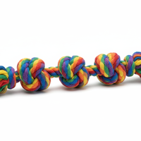 Parrot Rope Twist Toy - Colorful Bird Perch